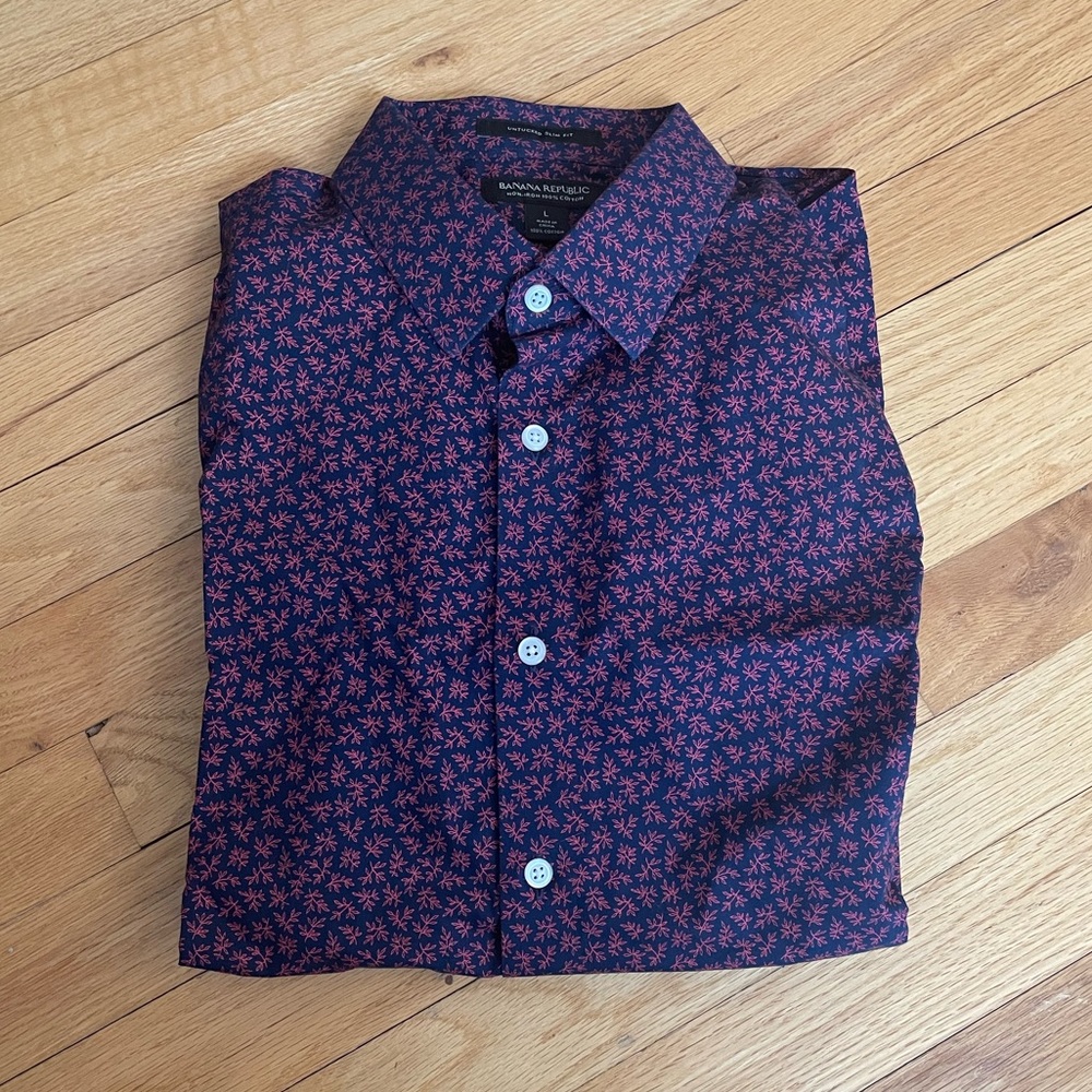 Slim-fit Non-iron Banana Republic Shirt